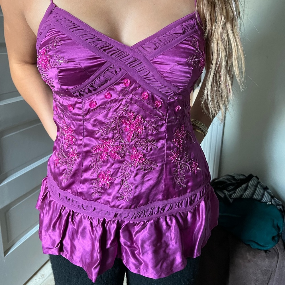 French Connection peplum tank!